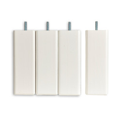 Pieds Carrés bois blanc