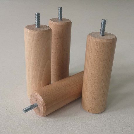 Pieds Cylindriques bois