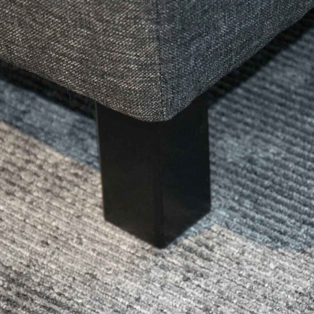 Pieds Carrés bois noir