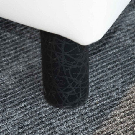 Pied Tapissier cuir noir